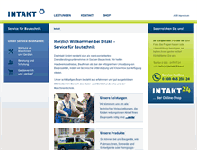 Tablet Screenshot of intakt24.net
